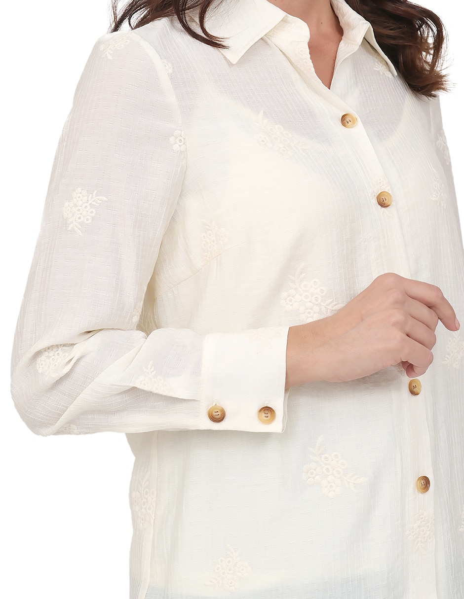 Blusa manga larga para mujer 4