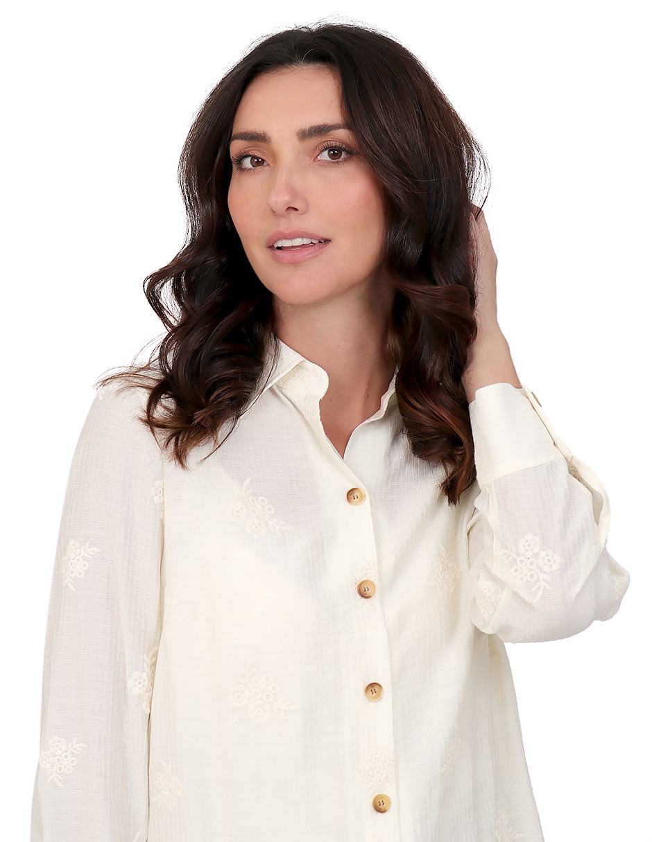 Blusa manga larga para mujer 5
