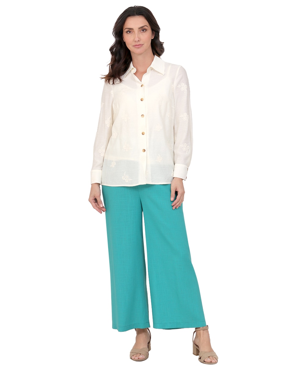 Blusa manga larga para mujer 6