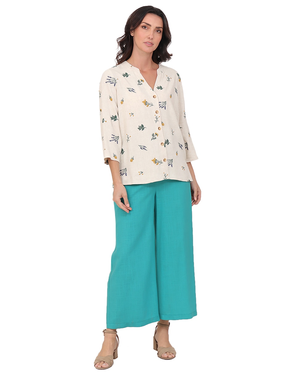 Blusa manga 3/4 para mujer 6