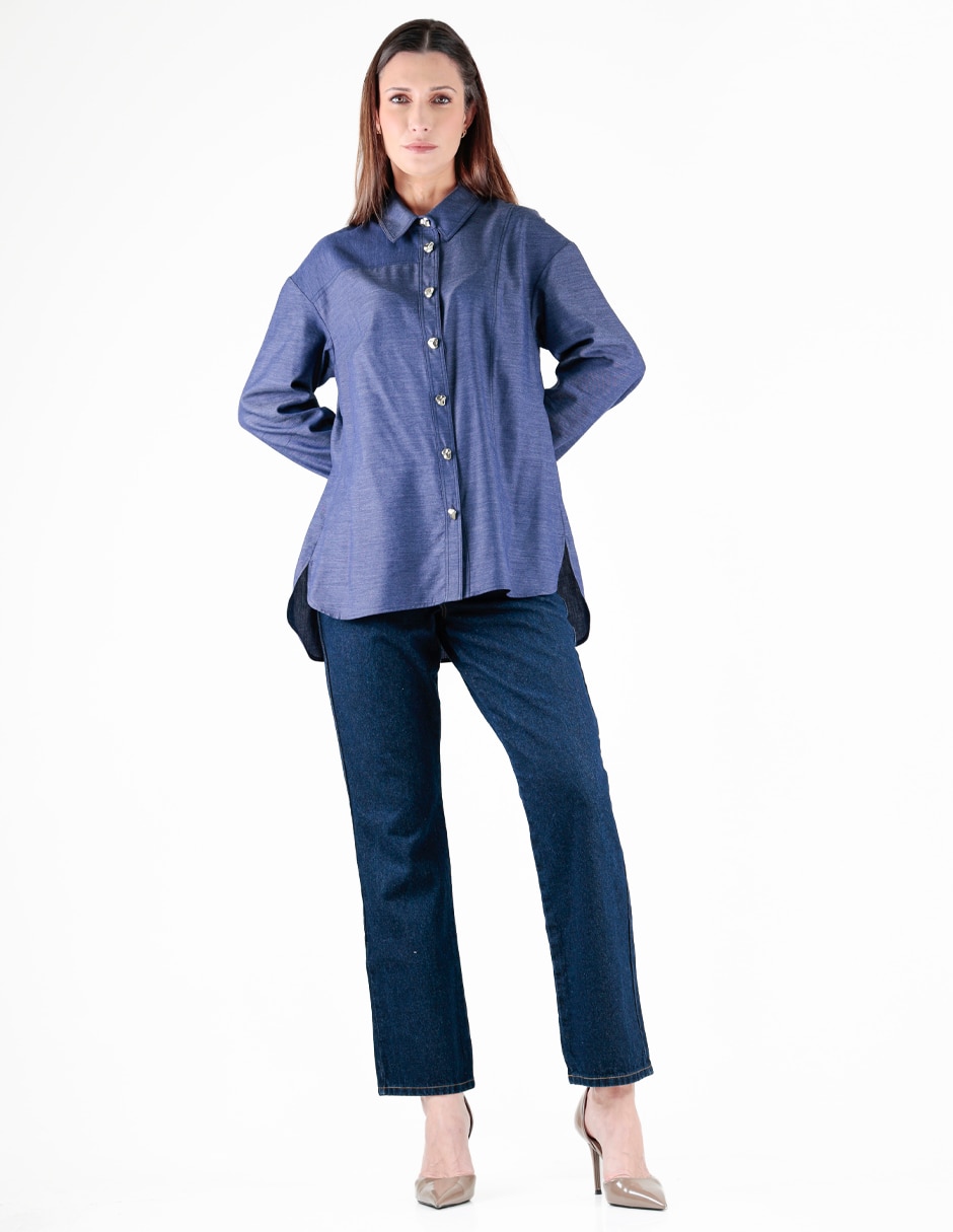 Blusa manga larga para mujer 2