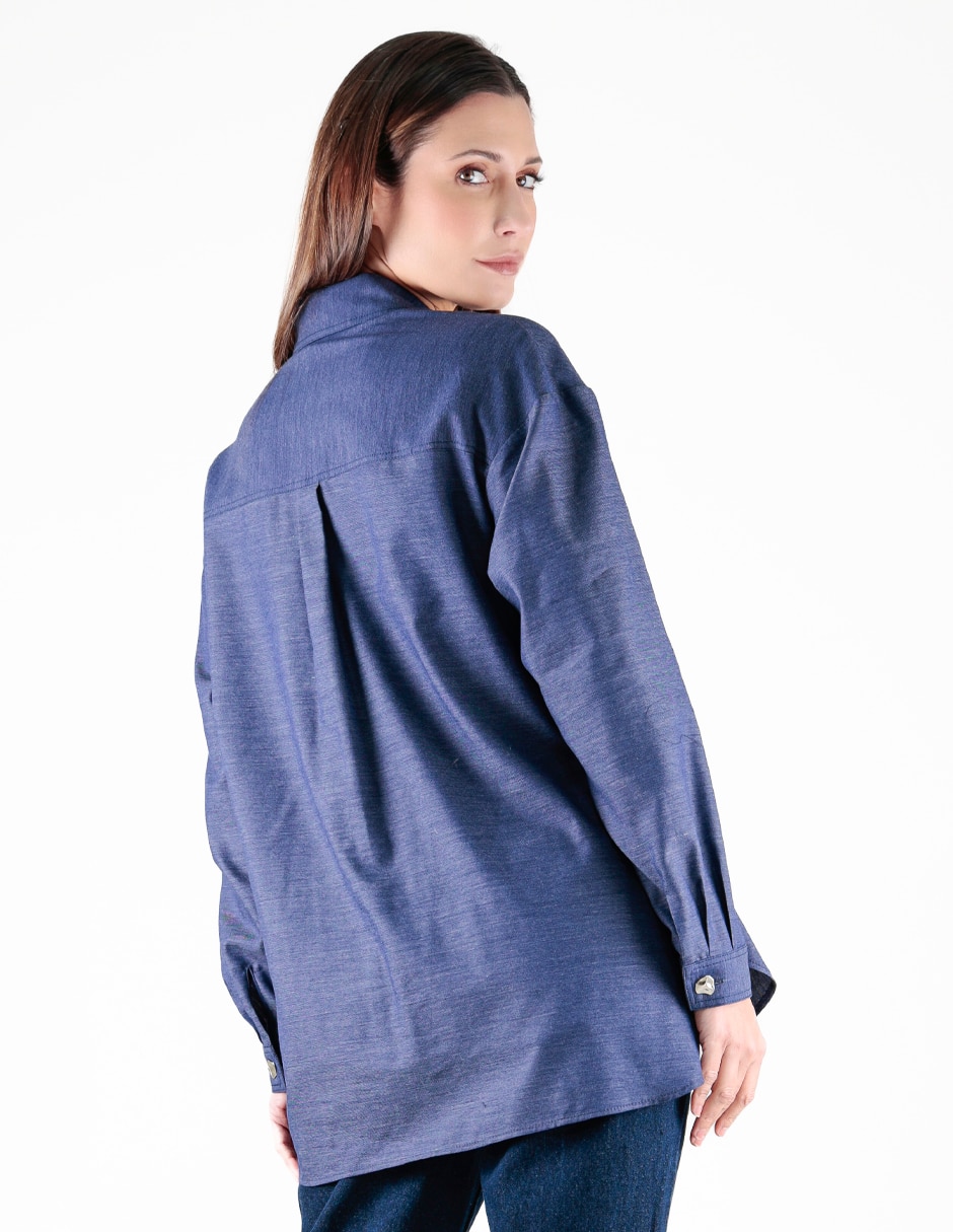 Blusa manga larga para mujer 4
