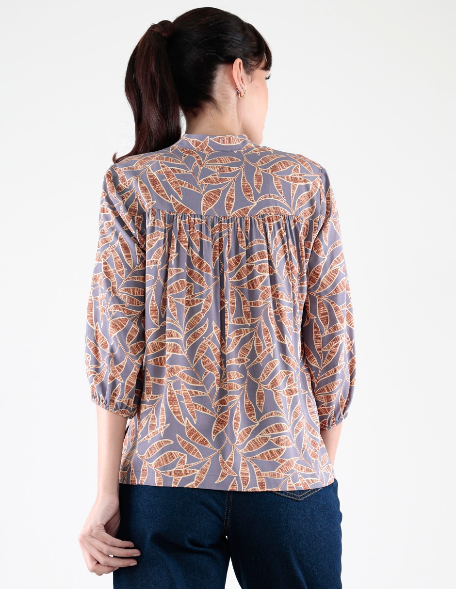Blusa manga 3/4 para mujer 2