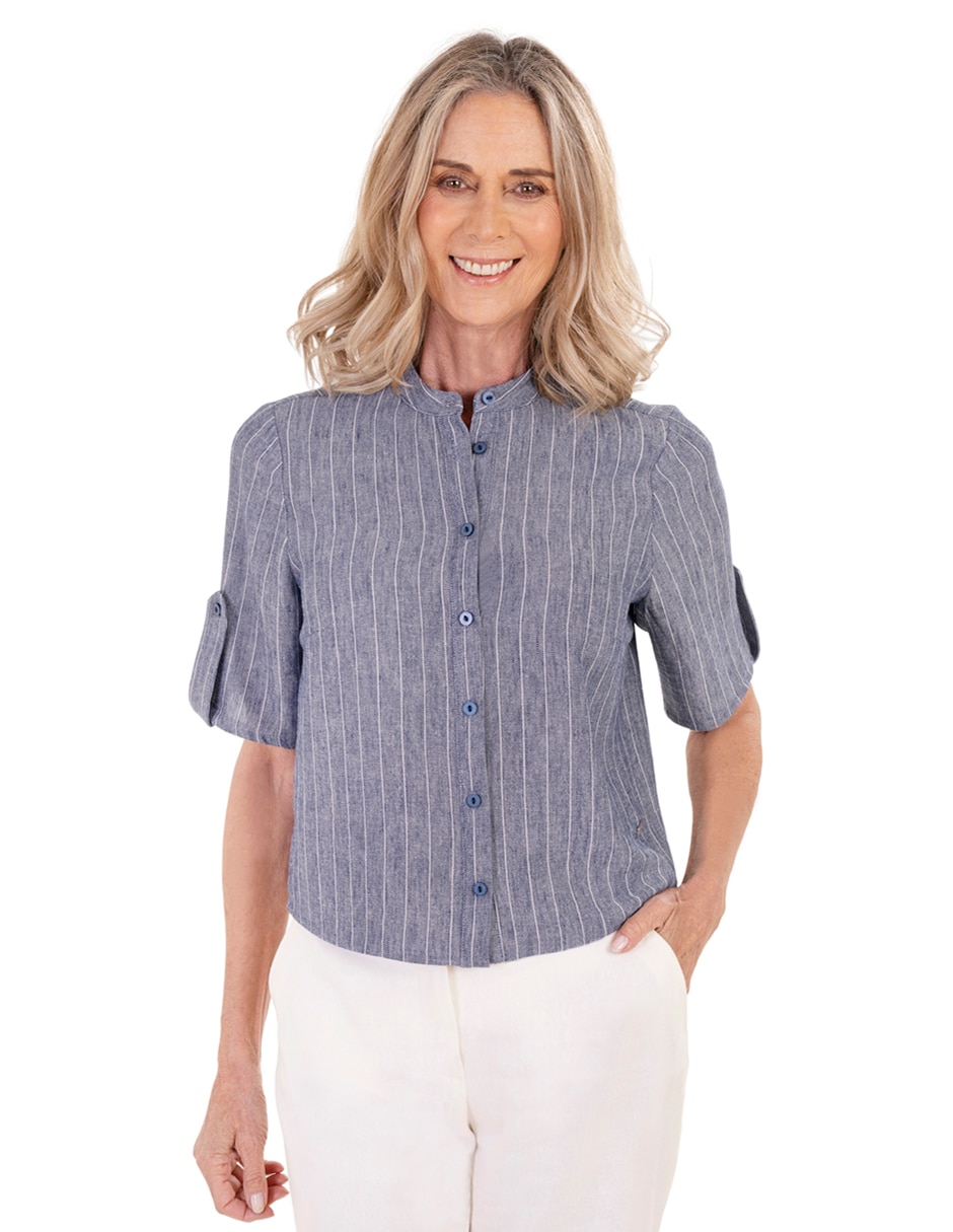Blusa manga 3/4 para mujer