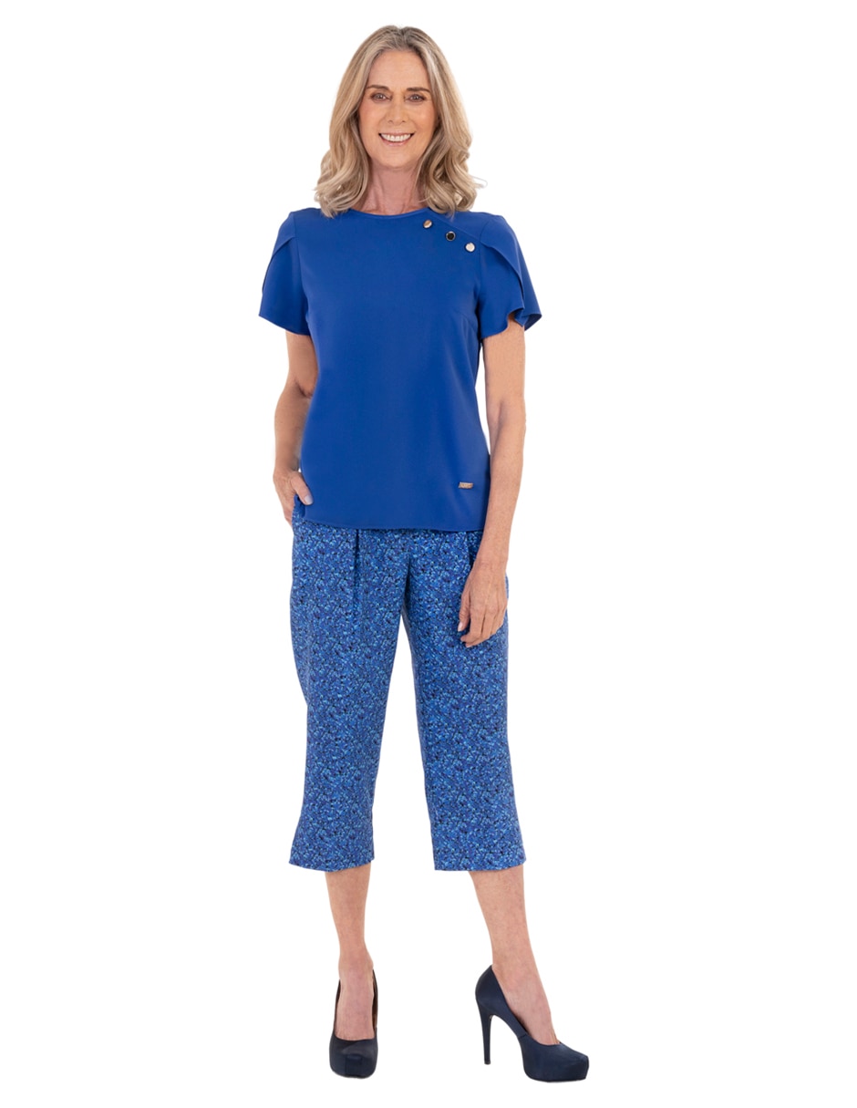 Blusa manga corta para mujer 2