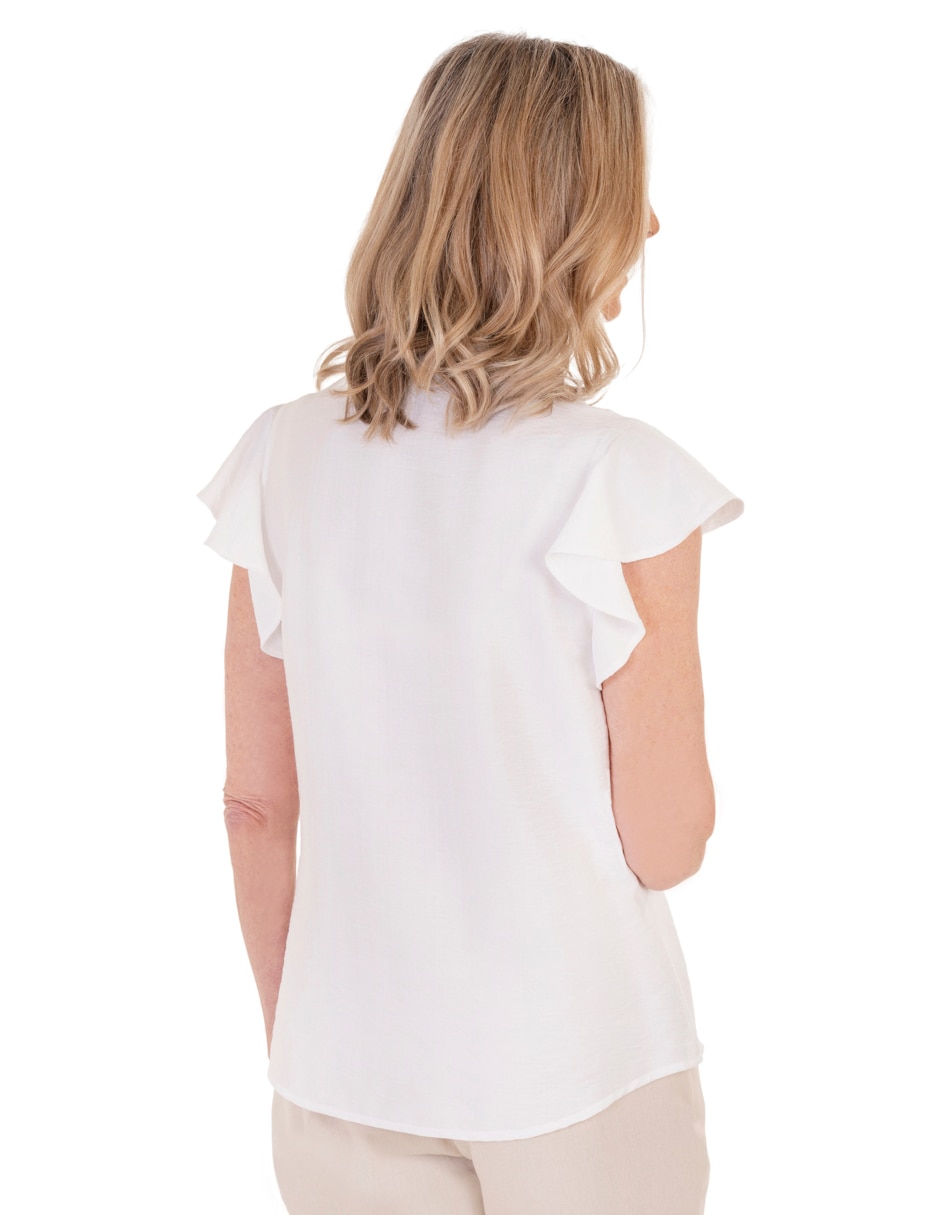 Blusa manga corta para mujer 3