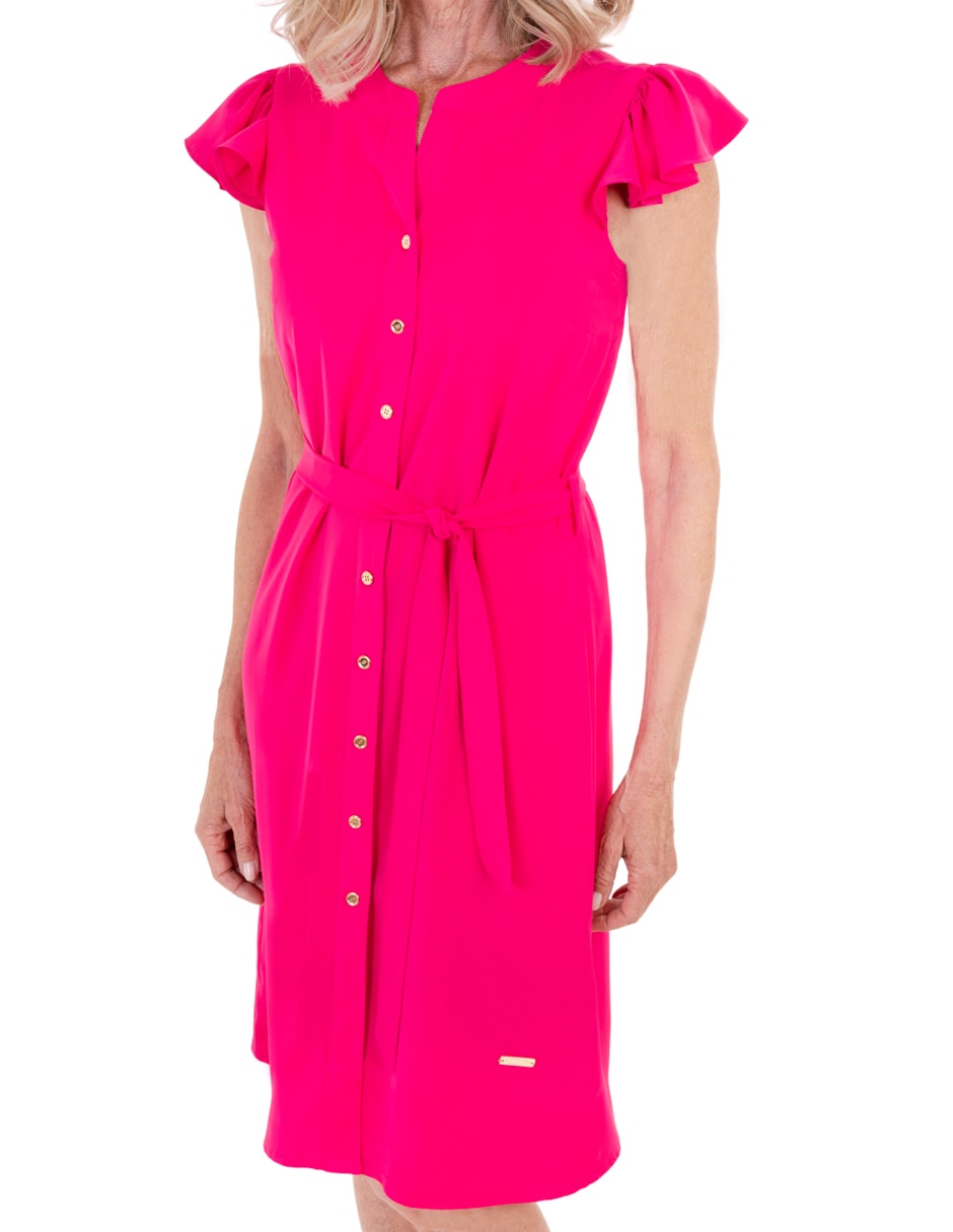 Vestido a la rodilla casual para mujer 4