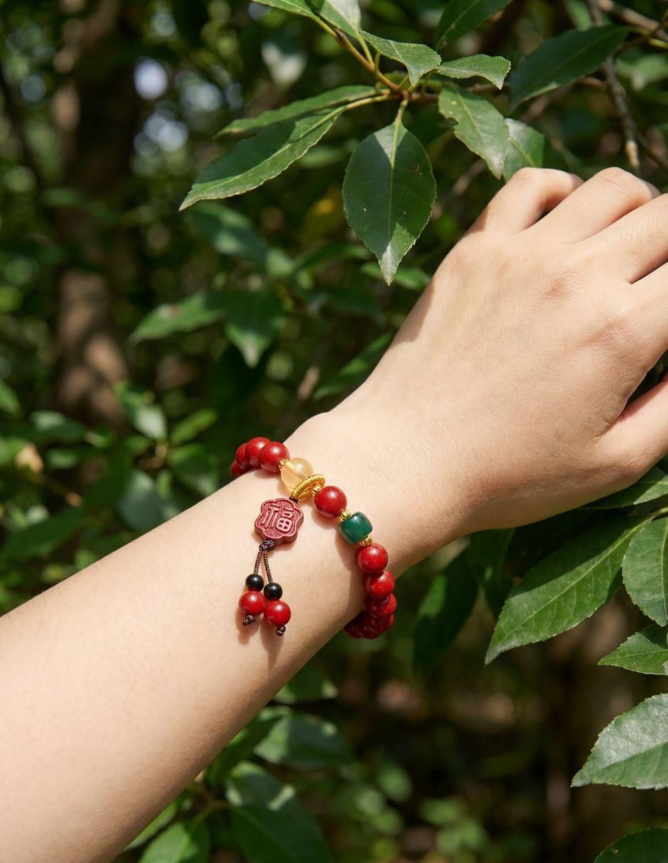 Pulsera Prosperidad Fu acabado brillante 6