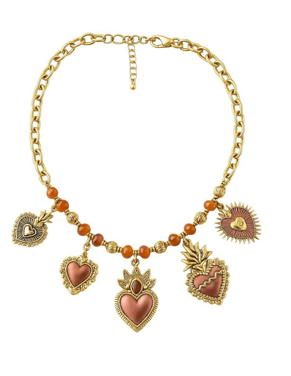 Collar de corazón Milagrito 2