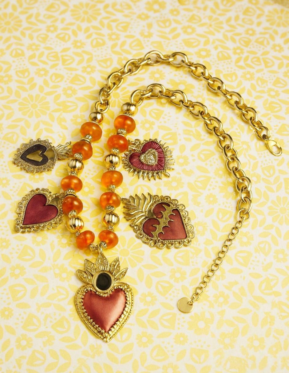 Collar de corazón Milagrito 4
