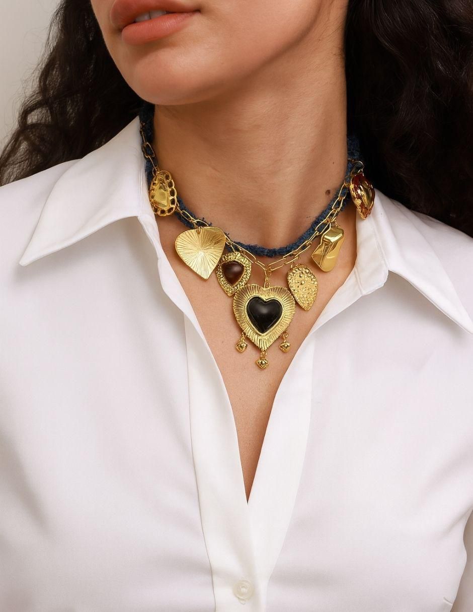 Collar de corazón Cordelia 5