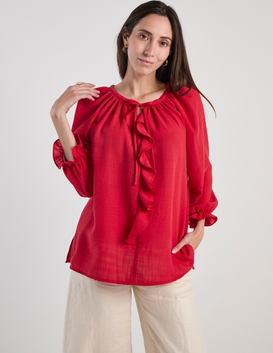 Blusa manga 3/4 para mujer 2