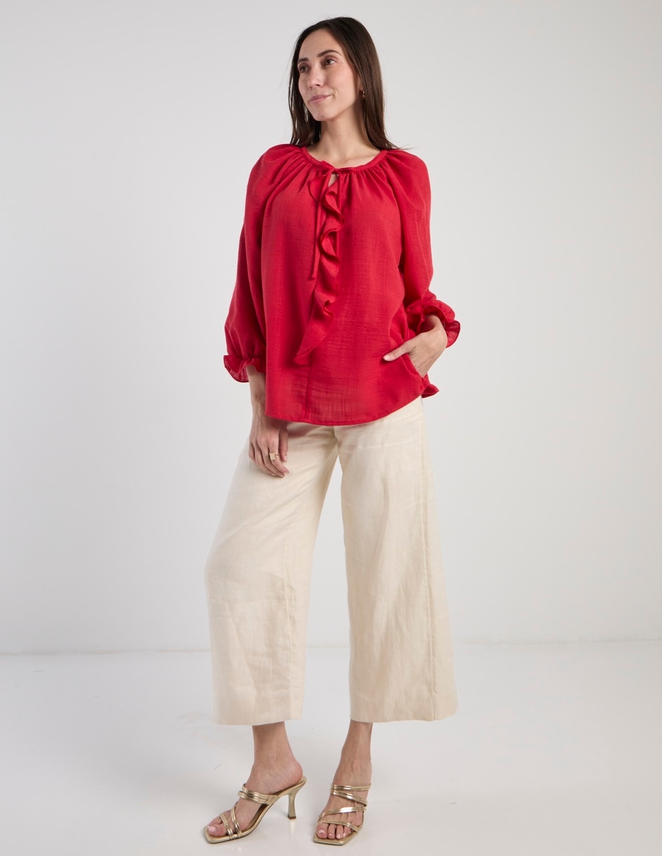Blusa manga 3/4 para mujer 3
