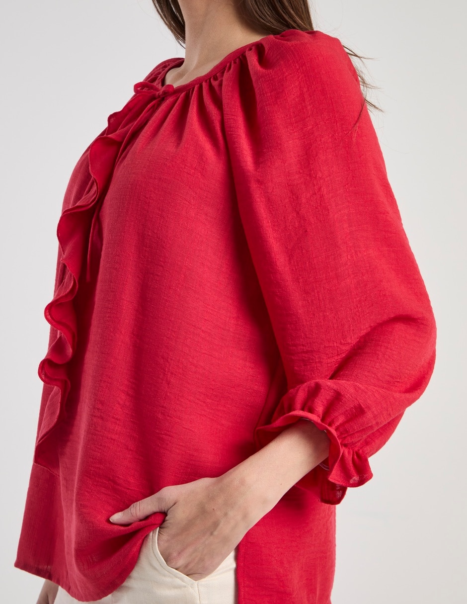 Blusa manga 3/4 para mujer 5