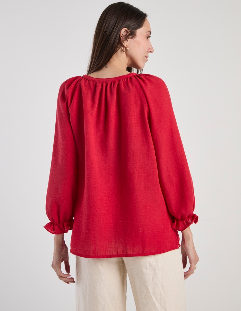 Blusa manga 3/4 para mujer 6