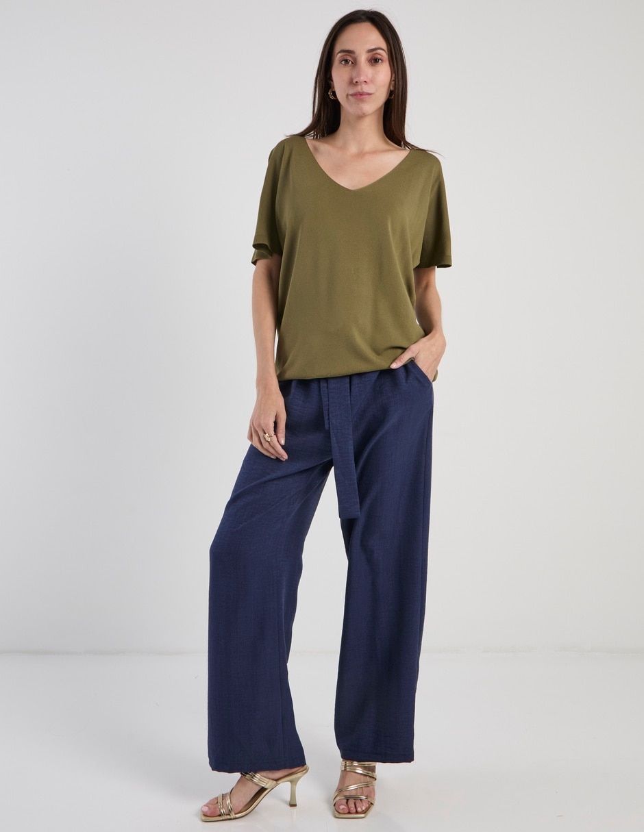 Pantalón amplio para mujer 7