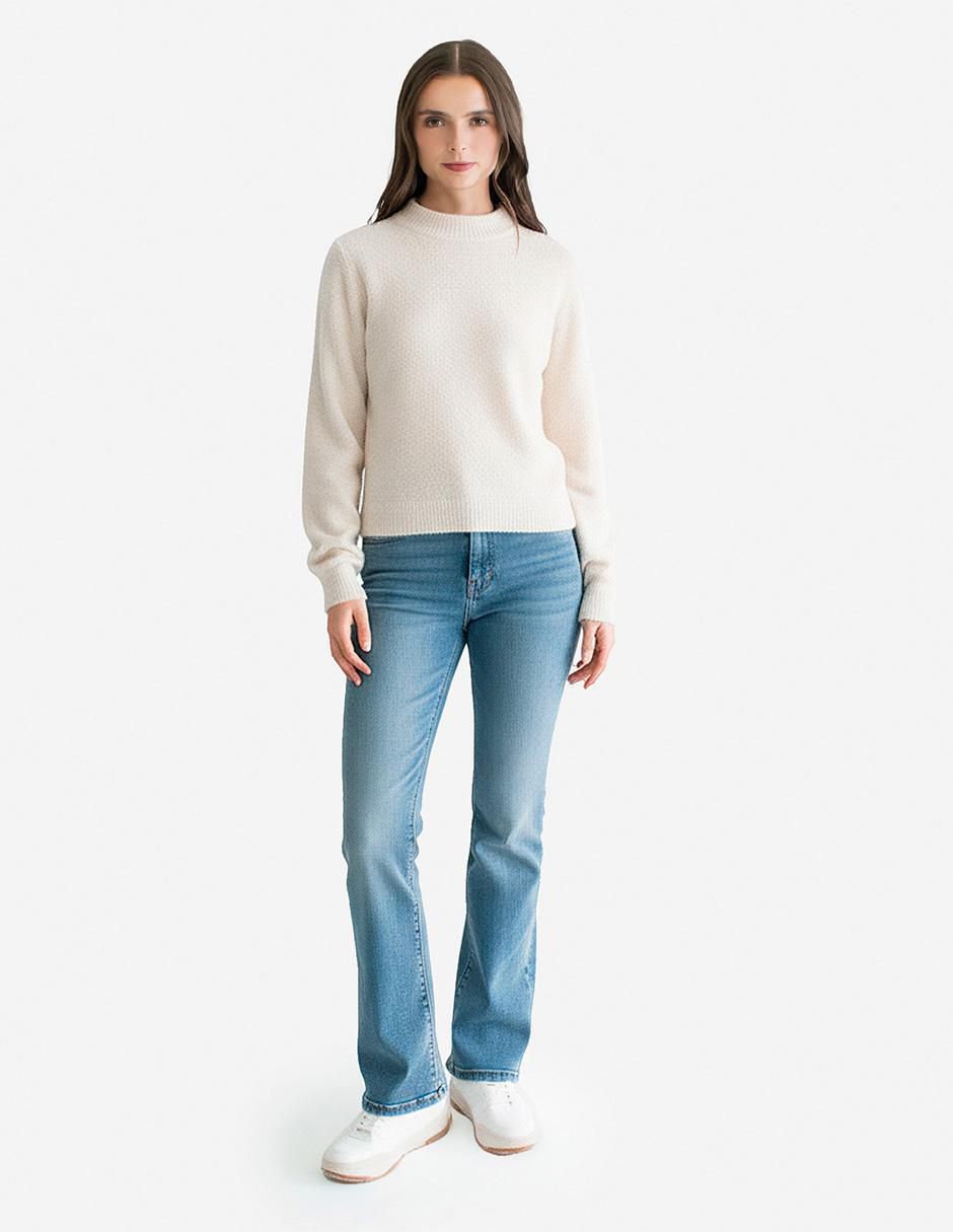 Suéter cuello redondo para mujer 3