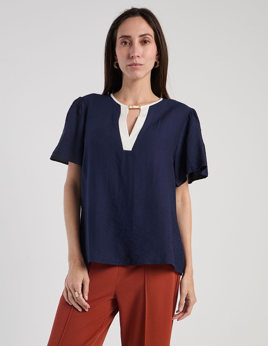Blusa manga corta para mujer 2