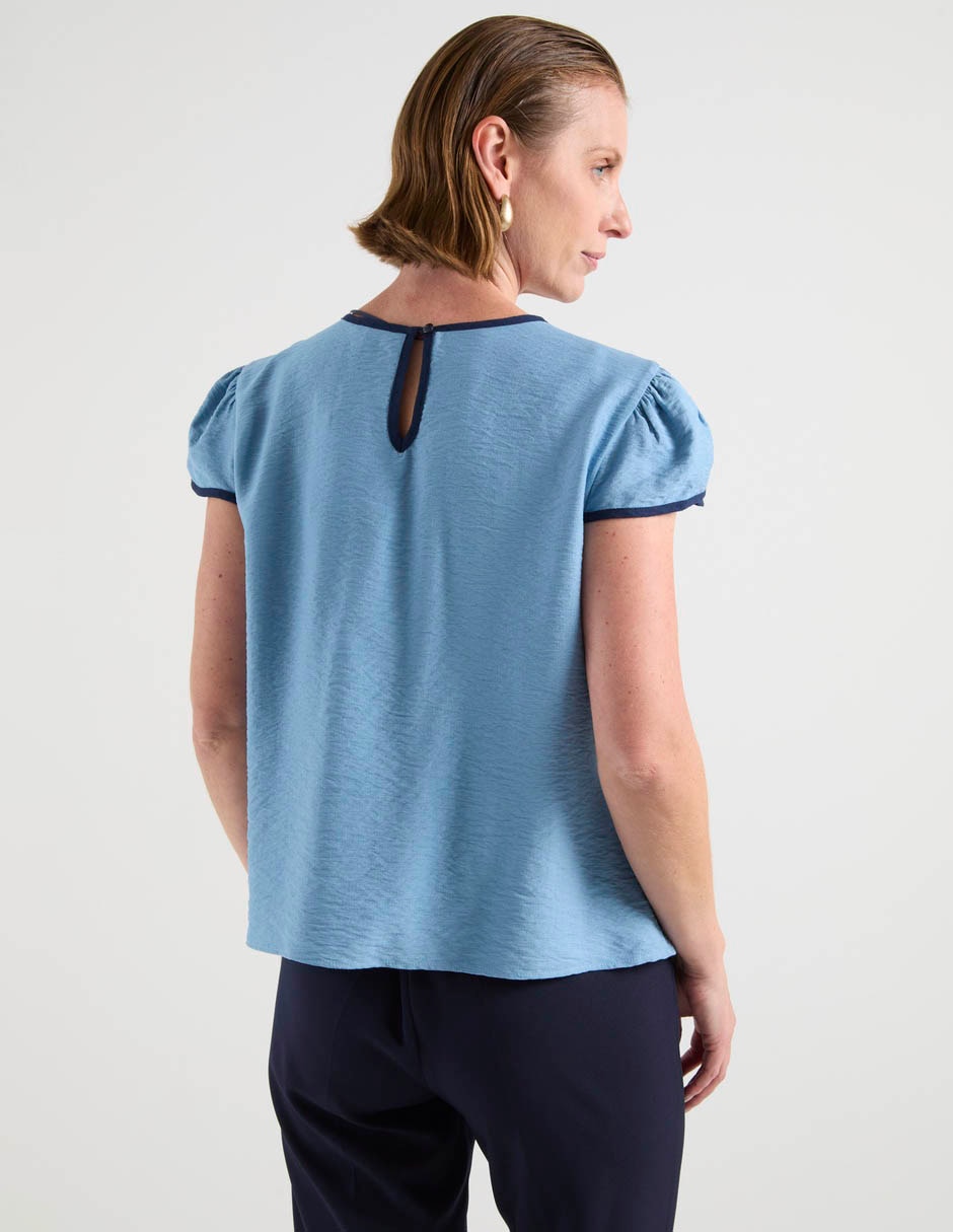 Blusa manga corta para mujer 6