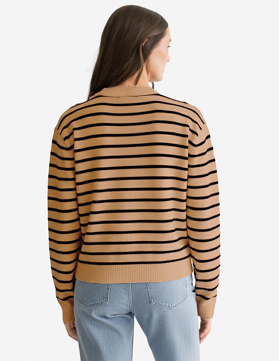 Suéter cuello redondo para mujer 2