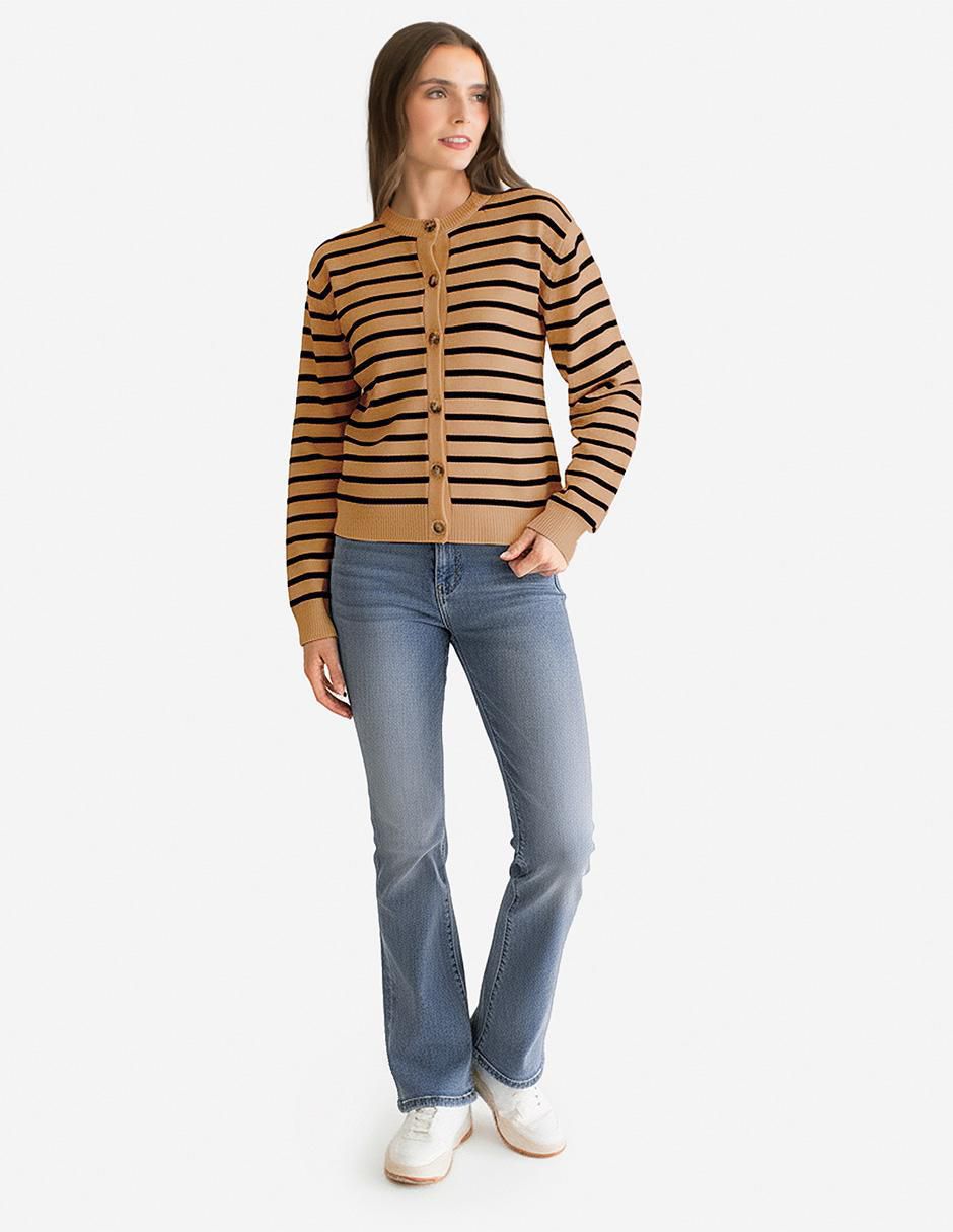 Suéter cuello redondo para mujer 3