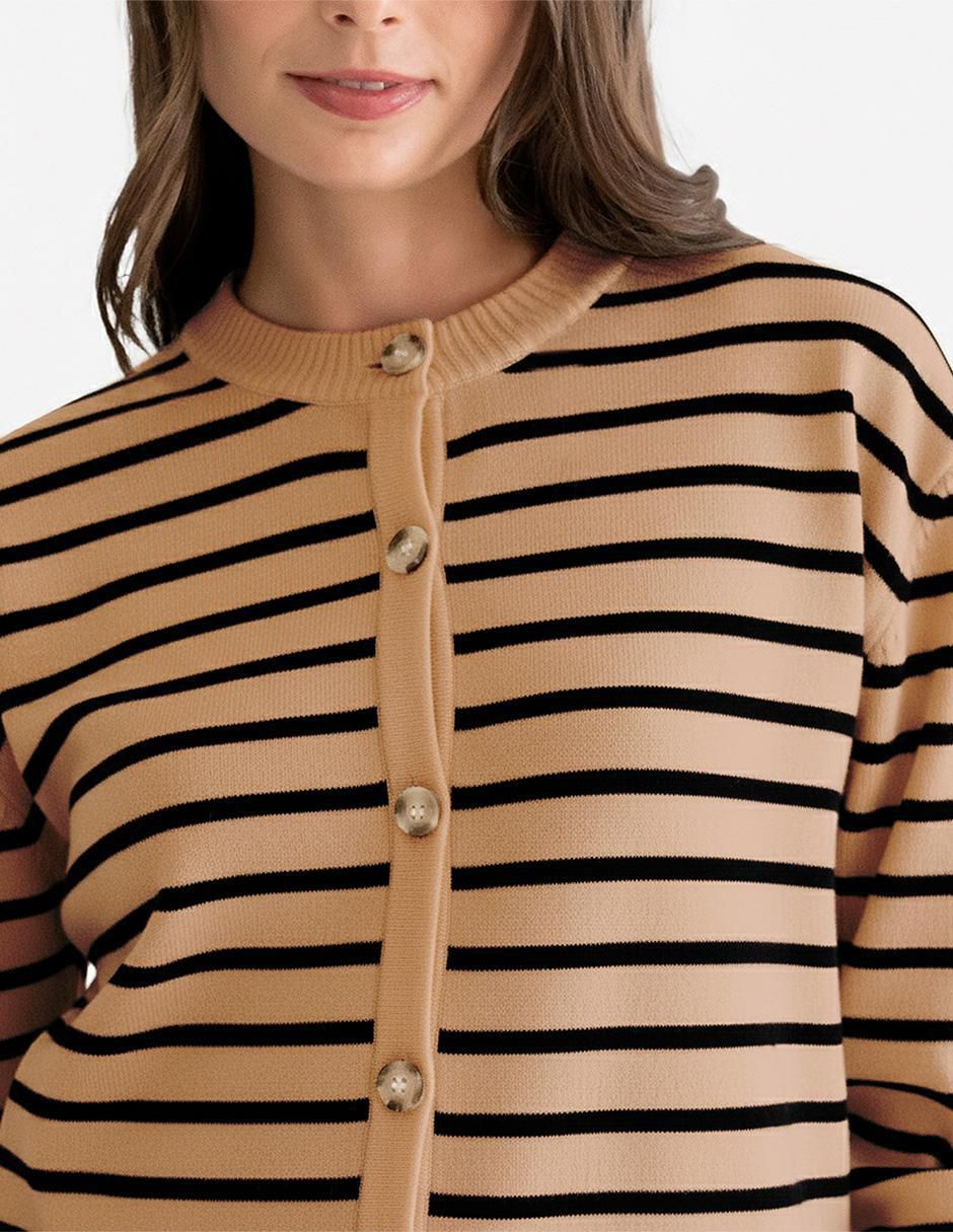 Suéter cuello redondo para mujer 4