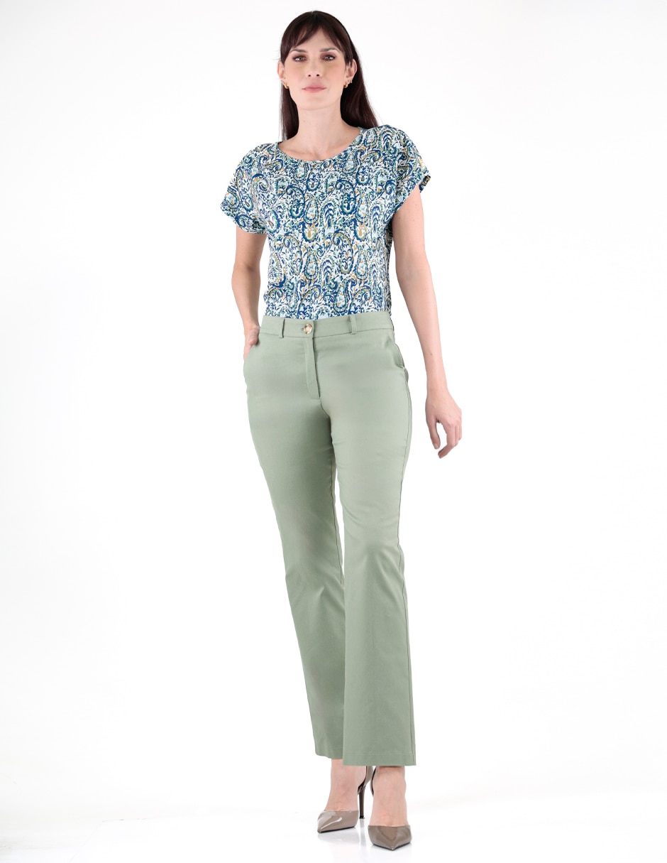 Pantalón regular para mujer 3