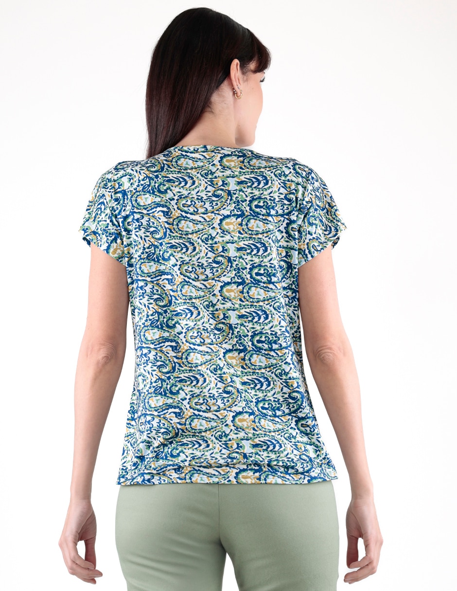 Blusa manga corta para mujer 2