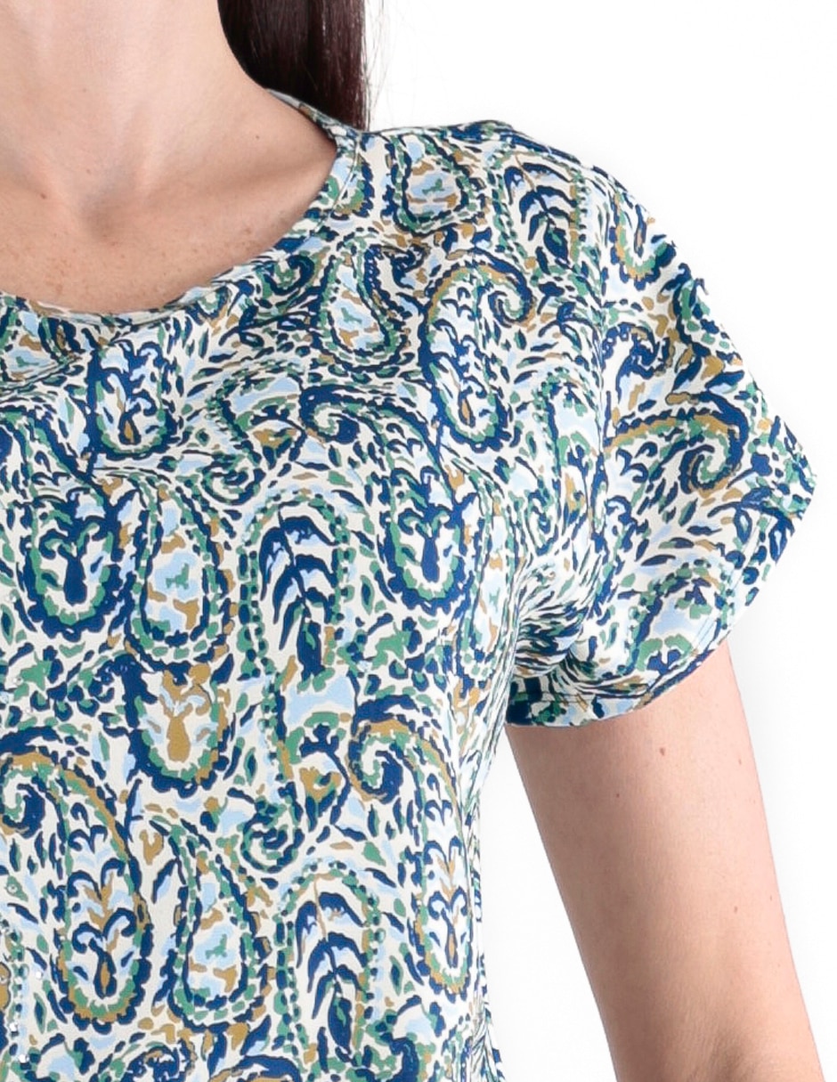 Blusa manga corta para mujer 4