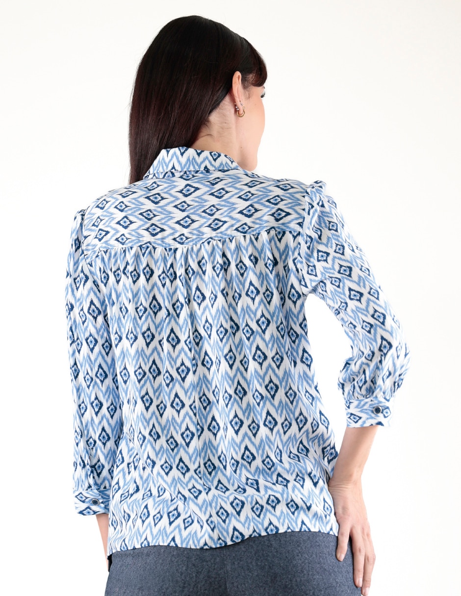 Blusa manga 3/4 para mujer 2