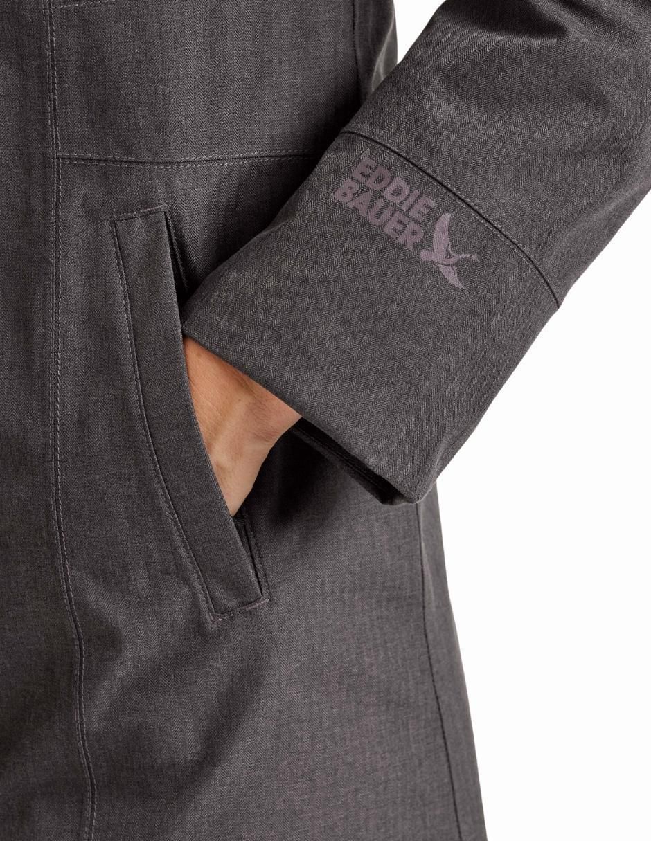 Gabardina impermeable con capucha para mujer 5