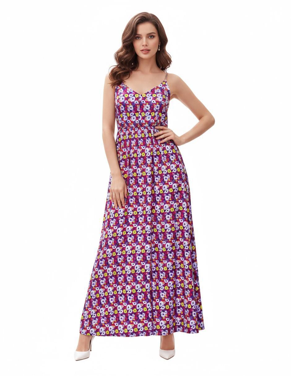 Vestido largo casual para mujer