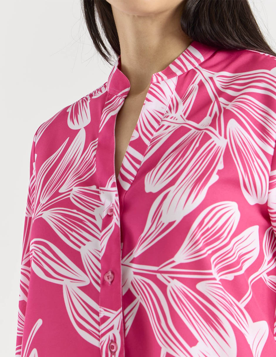 Blusa camisera Lpc manga 3/4 para mujer 4