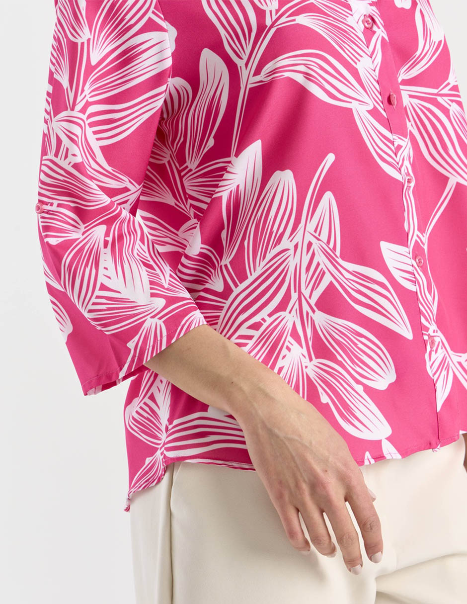 Blusa camisera Lpc manga 3/4 para mujer 5