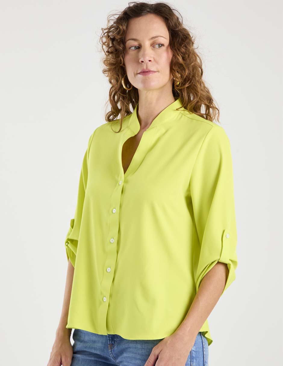 Blusa manga 3/4 para mujer