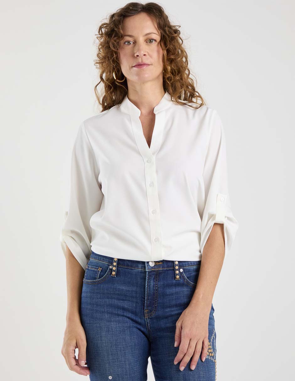 Blusa manga 3/4 para mujer