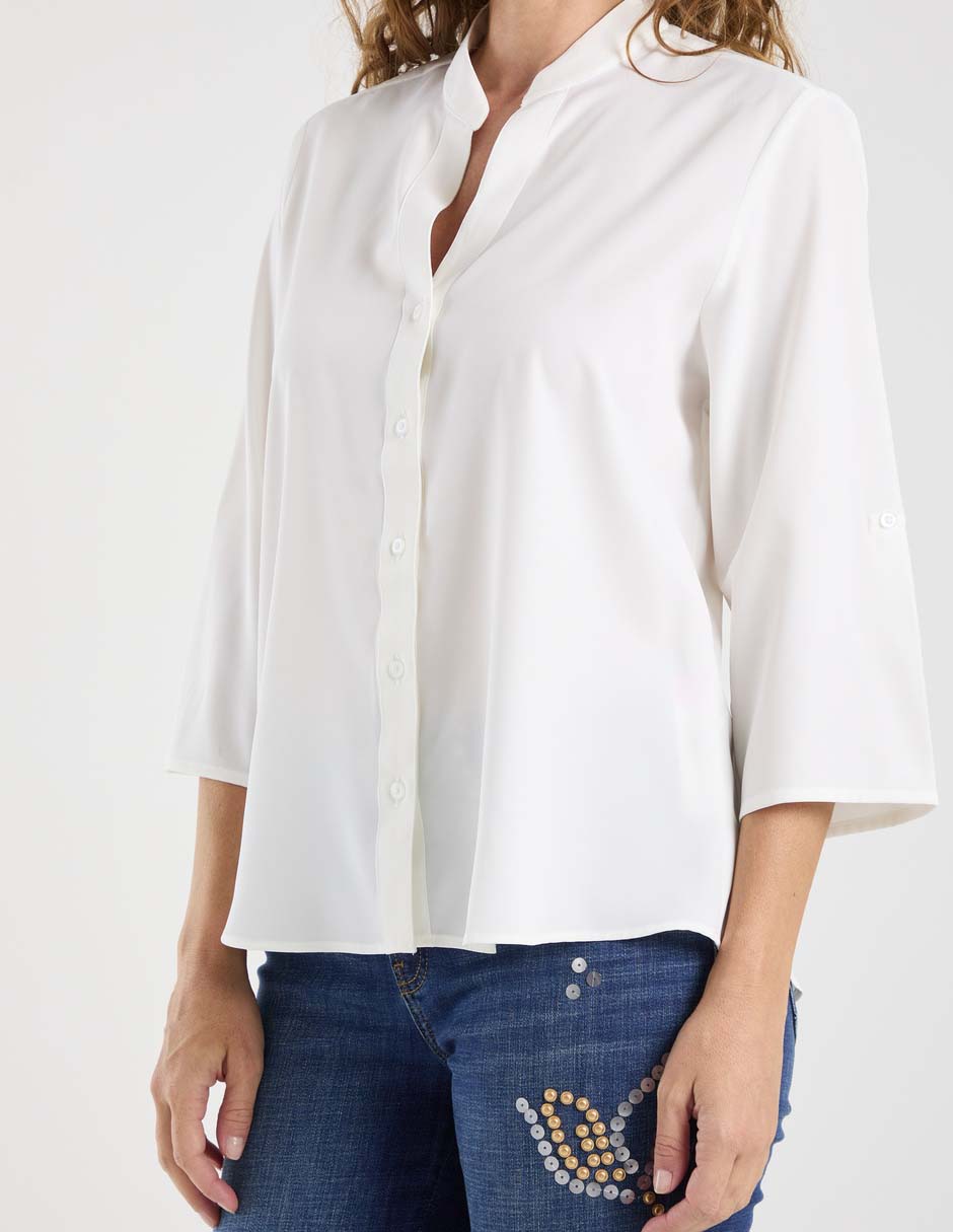 Blusa manga 3/4 para mujer 7