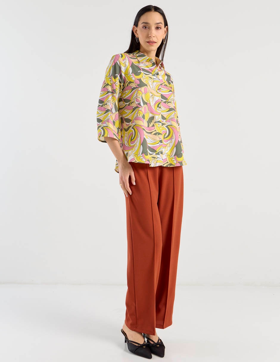 Blusa camisera LPC manga 3/4 para mujer 3