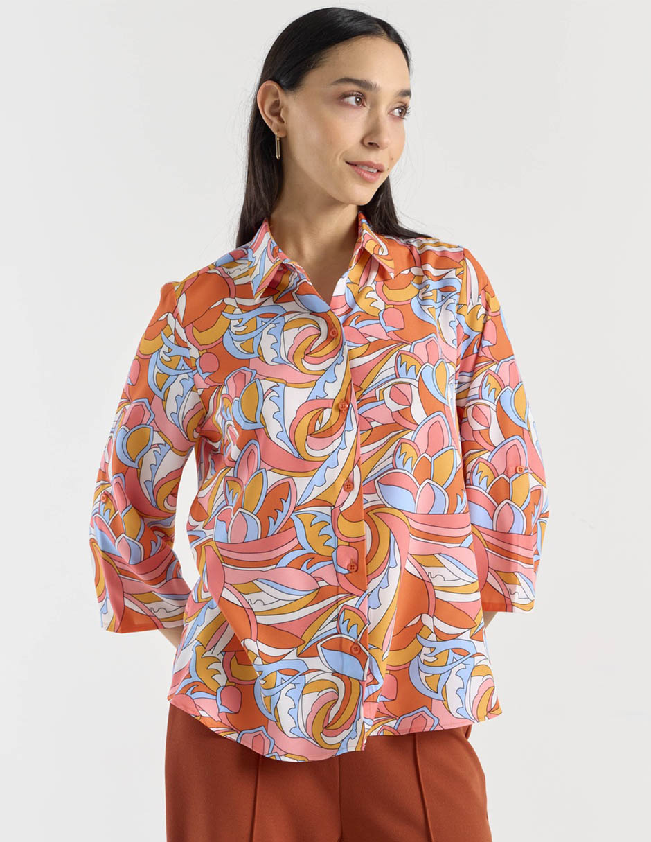 Blusa manga 3/4 para mujer 2
