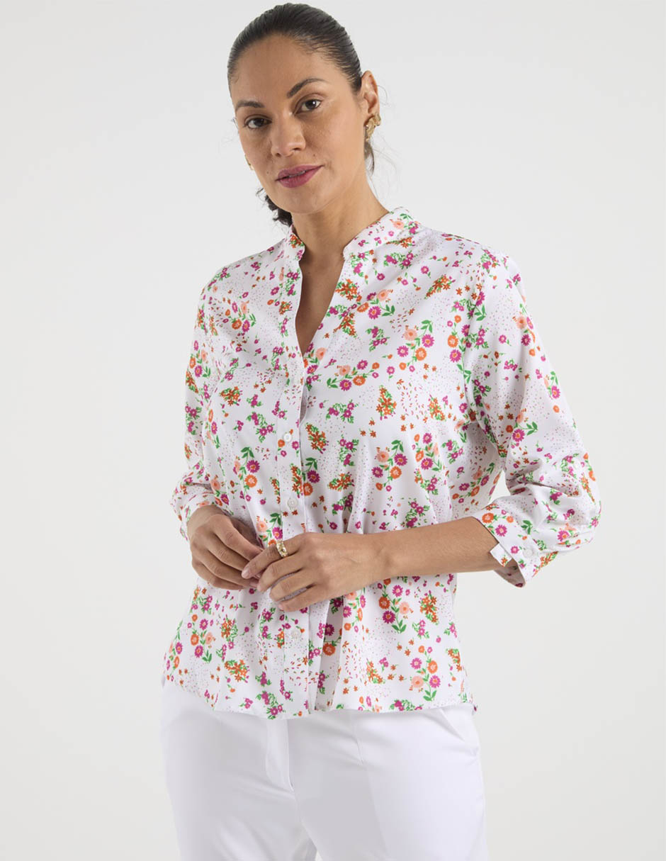 Blusa manga 3/4 para mujer