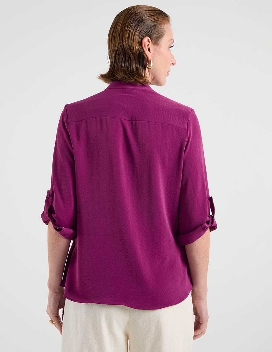 Blusa camisera LPC manga 3/4 para mujer 6