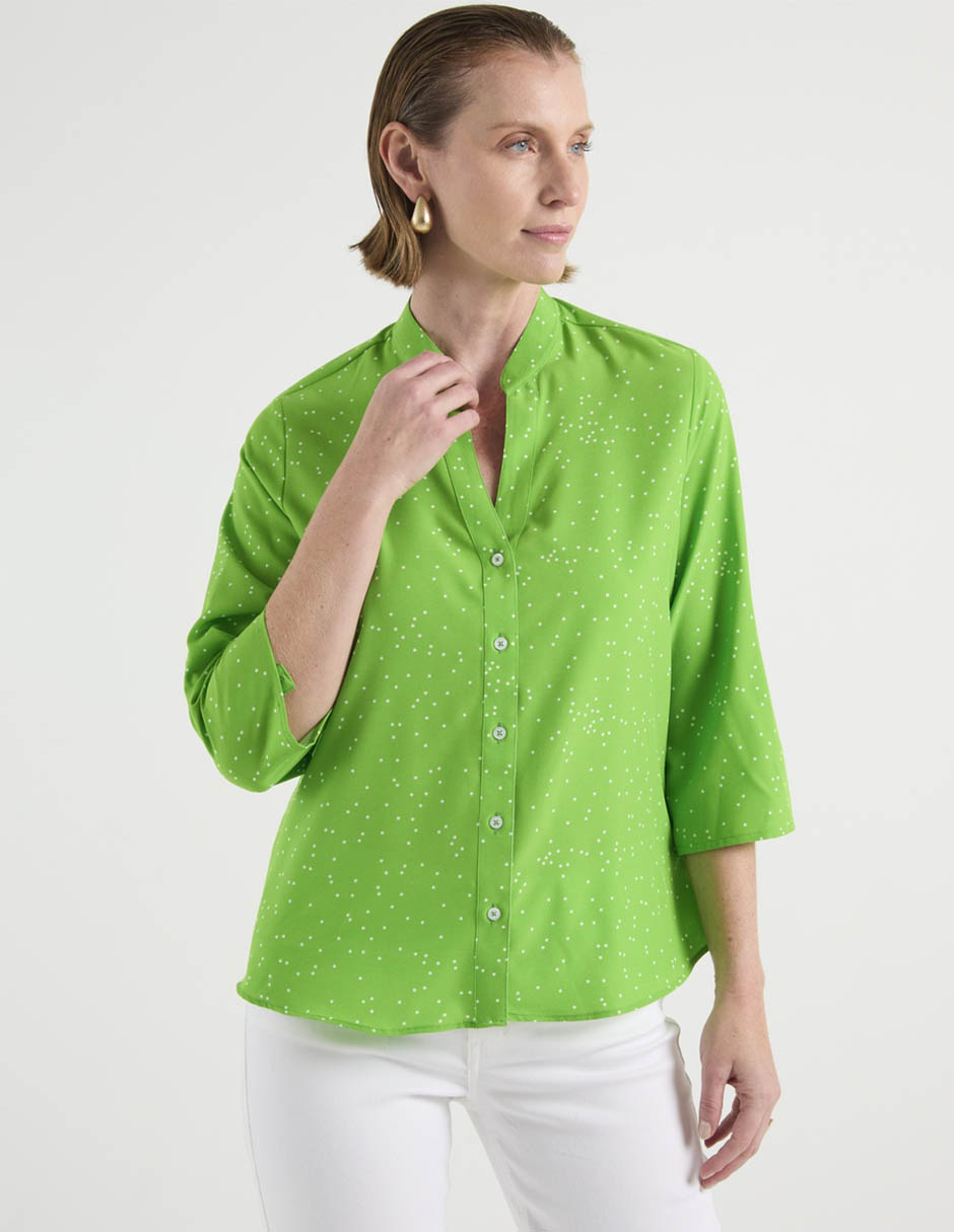 Blusa manga 3/4 para mujer