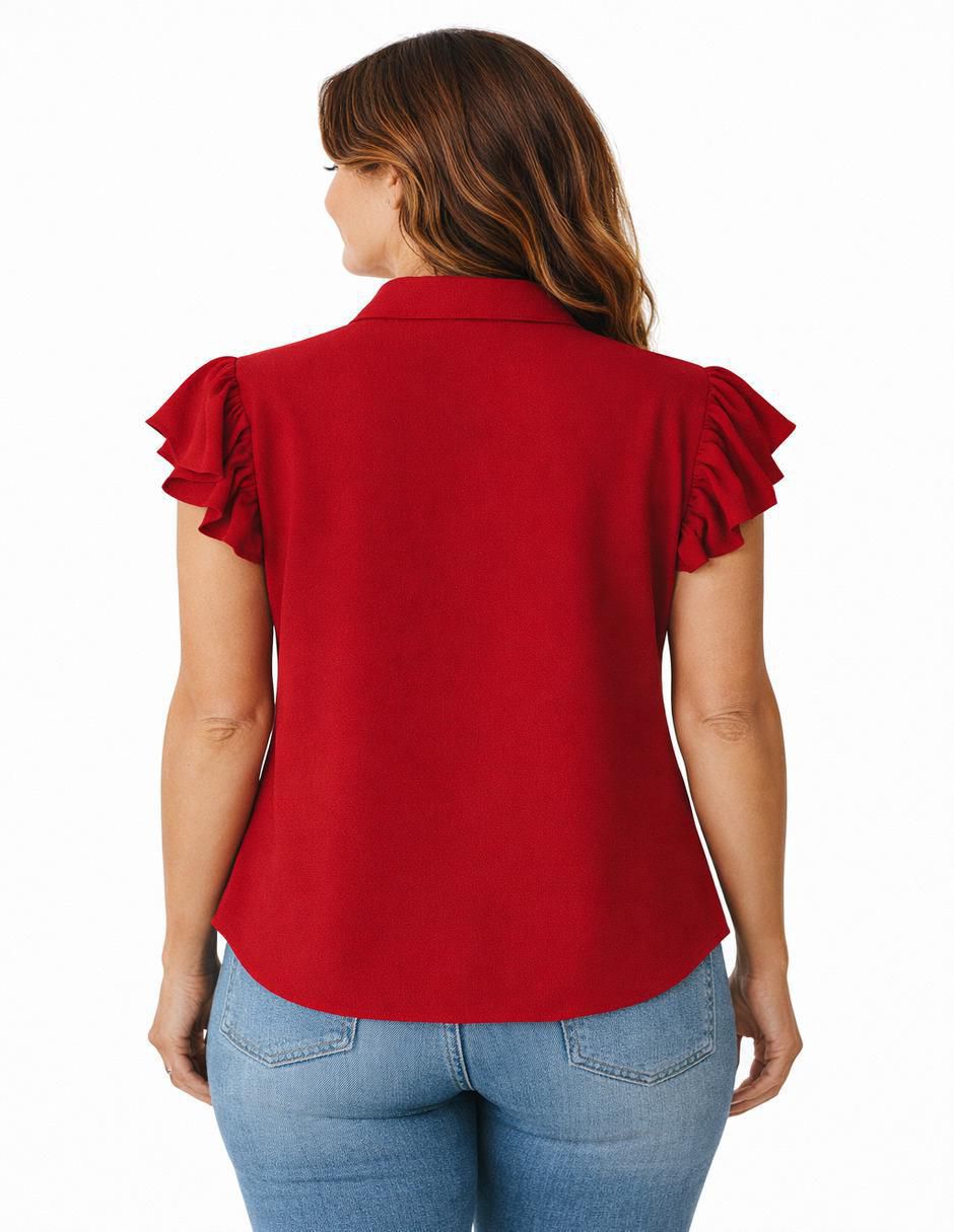 Blusa sin manga para mujer 4