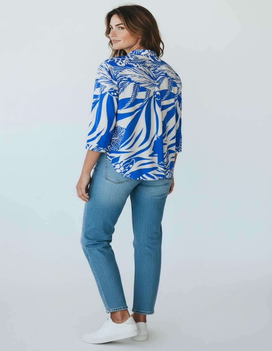 Blusa manga 3/4 para mujer 2