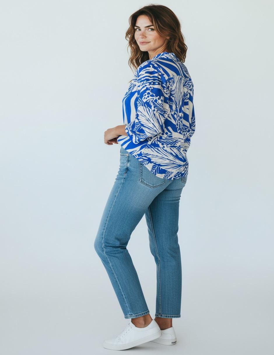 Blusa manga 3/4 para mujer 3