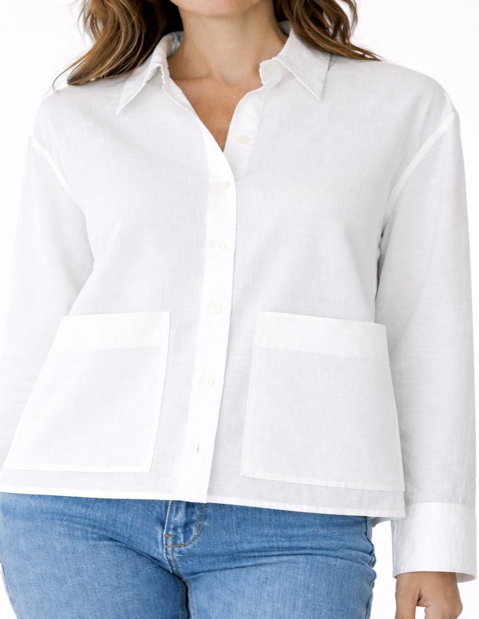Blusa camisera manga larga para mujer 2