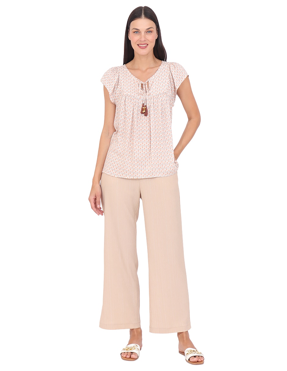Blusa manga corta para mujer 6