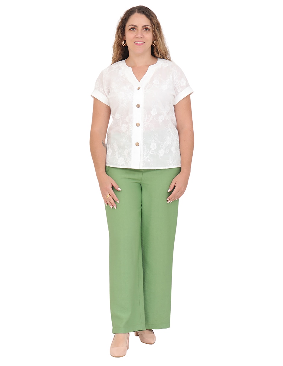Blusa manga corta para mujer 6