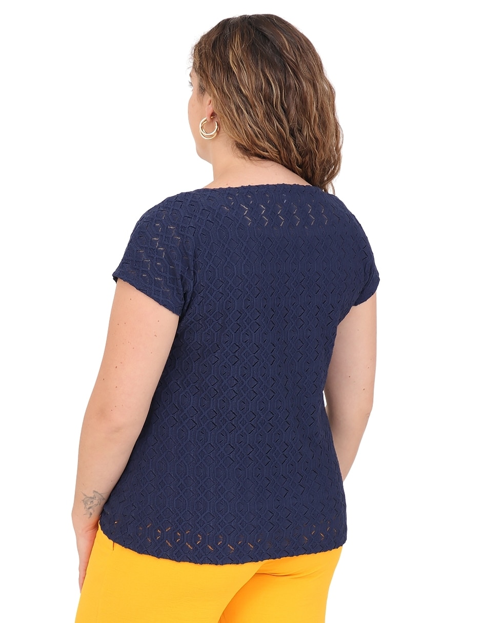 Blusa manga corta para mujer 2