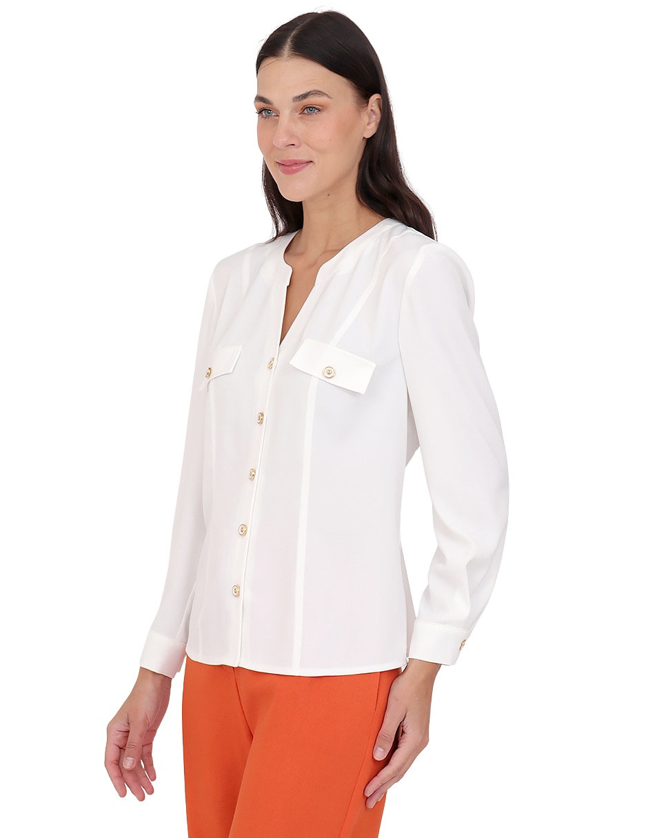 Blusa manga larga para mujer 3